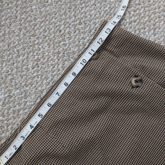 Mod Cloth Women's Brown Midi Wrap Sideways Structure Lined Skirt Small - Picture 7 of 10